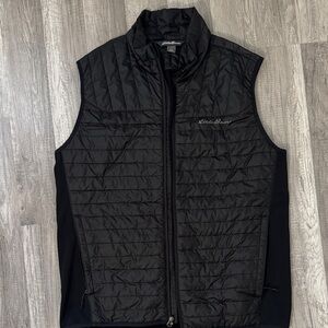 Eddie Bauer Men's Dark Quilted Vest